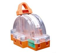 2P Disjoncteur 32A 220V Transparent Disjoncteur Double Polaire 63A 220V Pour La Maison 100A Disjoncteur Bipolaire 220V Robuste Transparent (63A-2P)