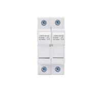 2P Parallel DC Fuse Holders Solar PV 10 * 38mm DC 1000V Fuse Base Solar Photovoltaic System Protection Short Circuit Protector gpV MQXFCZUX(2P Without LED)