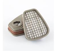 2pc Filtres antigaz et antivapeur série 6200-3M-Masque à gaz peinture en aérosol Cartouche filtrante pour masque à gaz