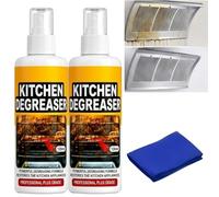 2pc Heavy-Duty Grill Degreaser Spray, 2026 Barbecue Spray Degraissant Barbecue, Multi Surface Accessoires für Den Haushalt Backöfen Herde Und Dunstabzugshauben