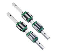 2PC HGR15 HGR20 Rail de guidage linéaire carré + 4pc HGH15CA HGH20CA / Flang HGW15CC HGW20CC Routeur Guide linéaire 1500mm(HGH20CA,1050mm)