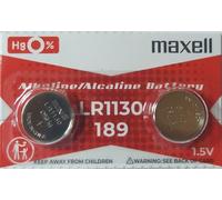 2PC Maxell LR1130 189 389 Alkaline Coin Cell Battery by Maxell
