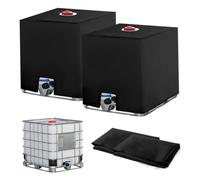 2PC pour Cuve IBC 1000L, Bâche Recuperateur d Eau de Pluie, Anti-UV Anti-Poussière 1000l, 116 x 100 x 120 cm, Noi-yd .