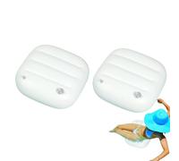 2pc Siège Rehausseur Lesté pour Spa, Siège D'appoint Rehausseur De Bain, Coussin D'assise Gonflable pour Baignoire PVCSiege, Rehausseur De Spa, Coussin DeSiège De Baignoire Rehausseur Lesté pour Spa