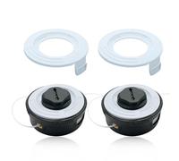 2PC Tête Autocut C3-2 avec capot supérieur pour STIHL tondeuses à gazon FSA 57, FSE 52 Tête AutoCut C 3-2 pour bobines de tondeuse à gazon Accessoires pour tête de tondeuse à gazon C3-2