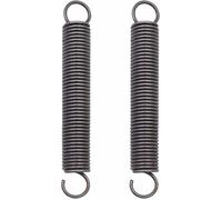 2Pce Ressort de Traction Acier Ressort Comprimé étendu Ressorts à Double Crochet-2x18x150mm-résistant à l'usure et aux températures