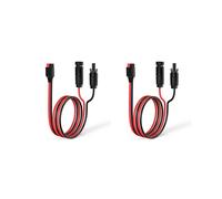 2pcs 1.5m/5FT 14AWG Solar Panel Cable for Anderson for Dokio ALLPOWERS Jackery Goal Zero Solar Panel and Power Station.