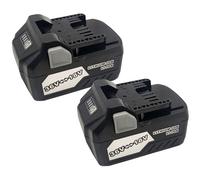 2pcs 36V 2.5 Ah / 18V 5.0 Ah Li-ION Batterie pour HiKOKI Multi Volt Batterie BSL36A18 BSL36A18X BSL36B18 BSL36B18X BSL36C18 BSL3640MVT, Compatibles avec HiKOKI WH36DC WR36DA G3613DA DH36DPA DV36DA