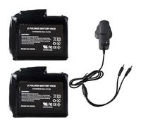 2Pcs 7.4V 5000mAh Batteries Rechargeables Li-Polymère 37 Wh avec Chargeur pour Gants Chauffants, Chaussettes Chauffantes, Bonnets, Semelles, sous vêtements Thermiques, Mitaines