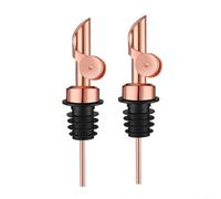 2pcs Auto Flip Wine Pourers Stainless Steel Spout | pour anti-poussière, Lot de 2, Acier Inoxydable 304, pour bascule Automatique, pour Bouteilles de Vin