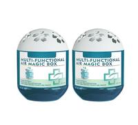 2pcs Boîte Magique De Dépoussiérage De Purification D'air Intérieur, 120g Parfum De Nettoyant Air Magic Box, Nettoyeur De Boîte Magique D'air Multifonctionnel Pour Purifier L'air En Continu