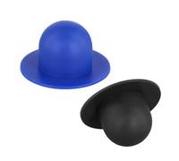 2pcs Bouchons de Piscine de Remplacement pour Intex, Bouchon Mural de Piscine Hors Sol Bouchon de Trou Crépine Pompe Filtre Compatible avec Intex 28270 28271 28272 28273 26700 (Bleu, Noir)