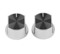 2Pcs Boutons de Brûleur Universal de Cuisinière Poêle à Gaz Cuisinière Partie Contrôle Boutons de Remplacement En Métal Rotary Four Interrupteur Accessoire Commutateur Four