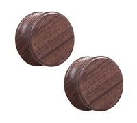 2pcs Boutons Porte auto-adhésif Manche en bois pour chambre d'enfant autocollant Poignées D'armoire en bois Poignet de Placard,Tiroir,Armoires,Cuisine,Salon,Pas de poinçonnage (40mm,D)