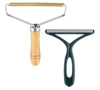 2PCS Brosse Chiens Chats, Brosse Anti Poils Animaux, Coupe Bouloche pour Vêtements, Tapis, Animaux, Rideaux, Voitures