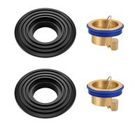 2PCS Clapet Anti Odeur Douche Clapet Set Douch Universel Anti Retour Drain | Bouchon Siphon Sol Anti Odeur Insectes, Noyau Siphon Sol Anti Refoulement Joint Découpable Salle de Bain Cuisine Balcon