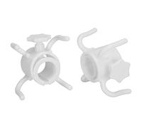 2pcs Crochet de Parasol, Crochet de Suspension de Parasol de Plage 4 Broches en Plastique Crochet de Parapluie Suspendu en Plastique Crochet de Suspension de Parapluie de Plage Crochet de(Blanc)