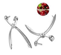 2PCS Denoyauteur a Cerise Olives Pitter Noyaux Extracteur Raisins de Cuisine Outil Créatif Cuisine Cerise Carottier