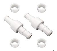 2Pcs Émerillon à roulement à billes D20, Pivot de tuyau en plastique, pour robot piscine Polaris 180 280 380