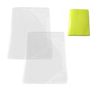 2pcs Étuis Transparents Format A5 pour Hobonichi Cover, 35x24cm Étui de Protection Transparent Étanche pour Carnet de Notes Compatibles avec Hobonichi A5 Couverture l'Agenda