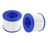 2pcs Filtre Spa a Visser, Cartouche Filtre pour Spa Gonflable Pas De Vis 60mm,Compatible pour Cosy Spa, Clever Spa etc