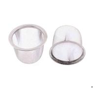 2Pcs Filtre Théière Maille Thé Infuseur Filtre Tisane Crépine Filet Thé Panier Passoire épice en inox 60mm Diamètre