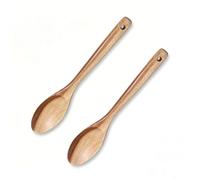 2PCS Grande Cuillère en Bois de 30.5CM Extra Large pour Cuisine,et Spatule en Bois Cuisine, Cuillère en Bois Olivier pour Mélange, Service et Cuisson, Ustensile Bois, Bois Polyvalente