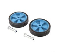2pcs Green Air Compressor Wheels 5 Inch Silent Plastic Shockproof Caster Wheels 5 Inch 2 Pack Silent Air Pump Replacement Wheels 5 Inch Green 5 Inch Air Compressor Casters 2pcs With Screws Non-Slip