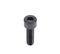 2pcs M5/M6/M8 Vis machine à tête cylindrique à six pans creux en alliage de titane coloré pour vélos, motos, M8x40mm