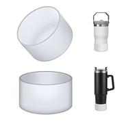 2pcs Manchon en Silicone pour Bouteille d'Eau, Manchon de Protection Compatible avec Stanley Quencher Adventure 40 oz et Stanley IceFlow 20 oz 30 oz Protégez vos Bouteilles et Réduisez le Bruit