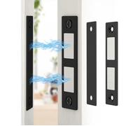 2PCS Mince Aimant Porte Placard Puissant Loquet de Porte Magnétique pour Porte d'armoire,Aimant Fermeture pour Porte Coulissant