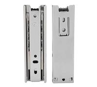 2Pcs Mini Matériel Roulement À Billes Côté Montage Tiroir Coulisses Guide de Meuble Complet Extension Armoire De Cuisine 5in
