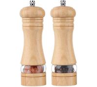 2Pcs Moulins à Poivre et Sel, Manuel Moulins à Épices,Moulin à Poivre en Bois, Salieres et Poivrieres Bois, Salière et Poivrière
