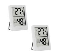 2pcs Petit Thermometre Interieur Digital Thermomètre Hygromètre Intérieur | Magnétique, Haute, Précision, Indicateur, Confort, Temperature, Chambre, Maison, Bureau, qualite, Solid, pratique
