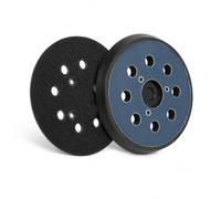 2Pcs Plateau Ponceuse 8 trous 125mm pour Makita, DeWalt et Porter Cable | Résistant à l'usure, Revêtement anti-colmatage, Polissage uniforme, Installation rapide, Rénovation de surfaces
