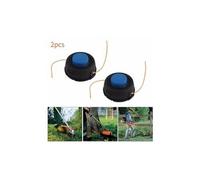 2pcs pour husqvarna t35 tête d'alimentation avancée tondeuse avancée tête 10mm double ligne G