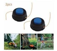 2pcs pour husqvarna t35 tête d'alimentation avancée tondeuse avancée tête 10mm double ligne G