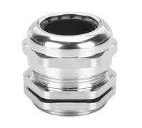 2Pcs Presse-étoupe M40, Presse-étoupe étanche en laiton nickelé, IP68 Presse-étoupe ajustable, connecteurs de cordon avec joints et contre-écrous 18-25mm de diamètre