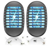 2pcs Prise Anti Insectes Electrique Tueur Moustiques Lampe Anti Moustique UV, Bug Zapper Répulsif Moustique Mouche pour Intérieur