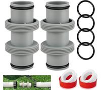 2pcs raccords de tuyau de piscine de 38mm,2 voies de 38mm,adaptateur de tuyau de piscine de 38mm,pour Intex Bestway Coleman,kit