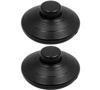 2PCS Rond Bouton Poussoir Autobloquant, 250V-2A Interrupteur à Pied, Interrupteur Poussoir Pour Lampadaire de Jardin Lampe Décorative et Chemin Lumineux