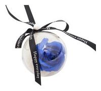 2Pcs Rose Plastique Pendentif Boule de Savon Décoration Florale Saint Valentin Cadeau Bleu 3.75X10X10CM RP191 G