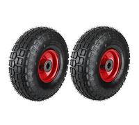 2pcs Roues De Rechange Roue Gonflable Ø 200/250mm Moyeu Monobloc - Tubeless Roue Industrielles Lourdes Charge 300 Kg Roue anticrevaison En Caoutchouc Alésage 20mm Roulement À Rouleaux ( Size : 250mm )