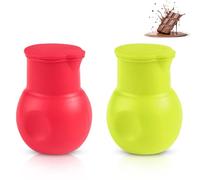 2pcs Silicone Chocolate Melting Pot, Silicone Chocolate Melter Beurre Melting Pot Chocolat Melting Micro - Ondes Chocolat Moule Bonbons Sauce Chocolat Outil de coulée, Fondant Chocolat Silicone