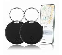2pcs Smart Traceur Tag Android et i OS Batterie remplaçable IP67 Imperméabl | pour iO S An droid 10 15m Interieur 20 50m Exterieur Bouton Recherche Bidirectionnel, pour Voiture/Les clés/Valises