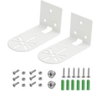 2pcs Support d'angle Camera Exterieur Mural Perforation pour caméra d'intérieur Montage de Surveillance, Accessoires en Métal Robu