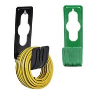 2pcs Support de Tuyau - Support Mural pour Tuyau D'arrosage, Anti-corrosif - Vert