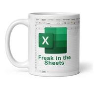 2PCS Tasse à café « Freak in The Sheets » Tasse amusante en céramique pour collègue comptable ami G