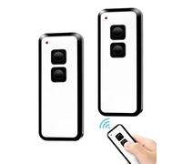 2PCS Telecommande Portail 433,92 MHz, pour Novoferm Novotron 502 Max43-2, Mini-Novotron 522, Mini-Novotron 524, 2 Canaux, Télécommande Porte de Garage, Bip Portail Remote Control Badge Portail
