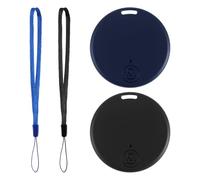 2Pcs Traceur GPS Bluetooth 5.2 Intelligent Multi-Objets-Localisateur Compatible iOS Android pour Clés, Portefeuille, Valise, Bike,Animaux,Enfant -Alarme Sonore, Batterie Longue Durée Bleu et Noir